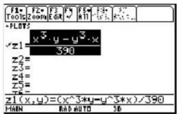 TEXAS INSTRUMENTS TI89 - Étapes et touches Affichage - 1