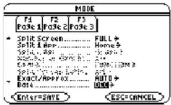 TEXAS INSTRUMENTS TI89 - Étapes et touches Affichage - 1