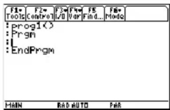 TEXAS INSTRUMENTS TI89 - Étapes et touches Affichage - 12