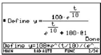 TEXAS INSTRUMENTS TI89 - ExempleExemple - 4