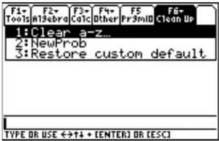 TEXAS INSTRUMENTS TI89 - Menu personnaliséMenu personnalisé - 4