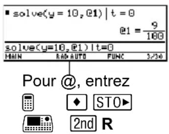 TEXAS INSTRUMENTS TI89 - ExempleExemple - 5