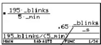 TEXAS INSTRUMENTS TI89 - Définition d'une unité Définition d'une unité - 2