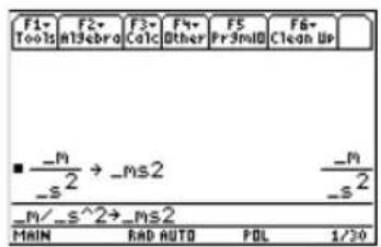 TEXAS INSTRUMENTS TI89 - Étapes et touches Affichage - 3