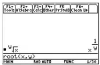 TEXAS INSTRUMENTS TI89 - Etapes et touches Affichage - 1