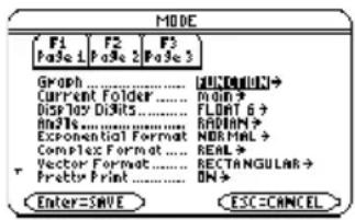 TEXAS INSTRUMENTS TI89 - Représentation graphique d'une fonctionReprésentation graphique d'une fo - 1