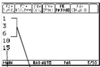 TEXAS INSTRUMENTS TI89 - Étapes et touches Affichage - 1