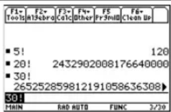TEXAS INSTRUMENTS TI89 - Étapes et touches Affichage - 1