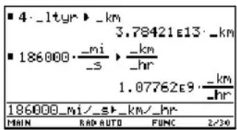 TEXAS INSTRUMENTS TI89 - Remarque : - 2