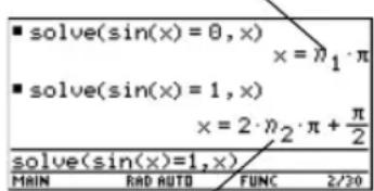TEXAS INSTRUMENTS TI89 - true (vrai), false (faux) true (vrai), false (faux) - 8