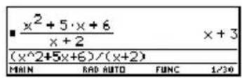 TEXAS INSTRUMENTS TI89 - Règles de simplification par défautRègles de simplification par défaut - 7
