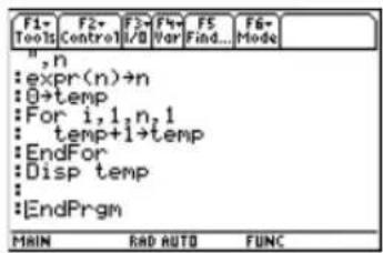 TEXAS INSTRUMENTS TI89 - Étapes et touches Affichage - 1