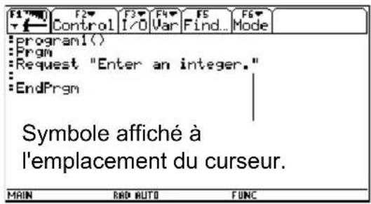TEXAS INSTRUMENTS TI89 - Raccourci Caractères entrés - 1