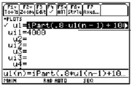 TEXAS INSTRUMENTS TI89 - Définition des équations 3D dans l'éditeur Y=Définition des équations 3D da - 1
