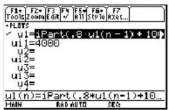 TEXAS INSTRUMENTS TI89 - Étapes et touches Affichage - 2