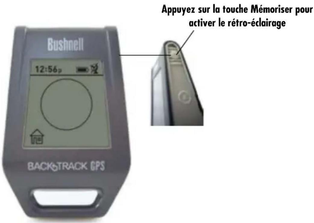 BUSHNELL BackTrack Point5 - Utilisation du rétro-éclairage - 1