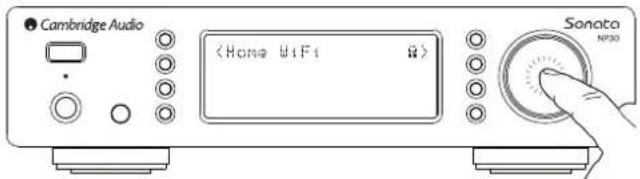 CAMBRIDGE Sonata NP30 - Scan for networks (Rechercher des réseaux) - 2
