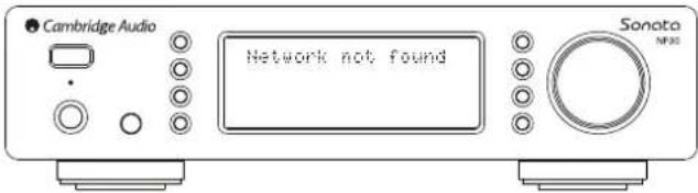 CAMBRIDGE Sonata NP30 - Enter the network name (Entrer le nom du réseau) - 1