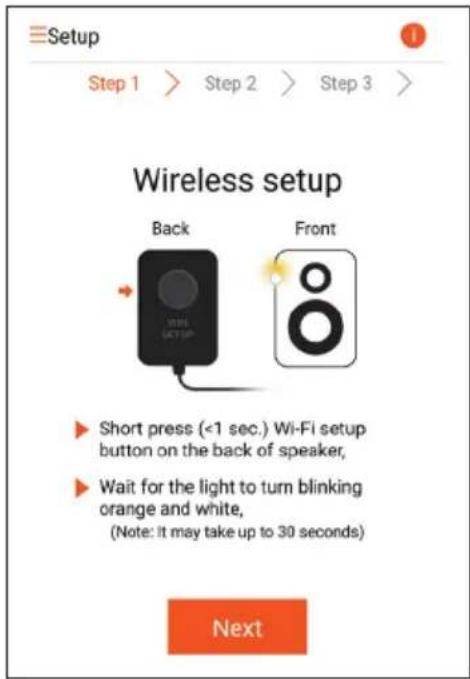 PHILIPS Fidelio AW3000 - Option 2 : configuration par l'intermédiaire d'un routeur Wi-Fi autre que WPS et d'un appareil Android - 2
