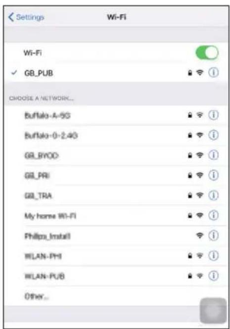 PHILIPS Fidelio AW3000 - Option 1 : configuration de la connexion sans fil à un routeur autre que WPS par l'intermédiaire d'un appareil iOS - 5