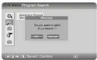 SALORA DVP7028DVBT - Recherche des émetteurs (syntonisation) - 1