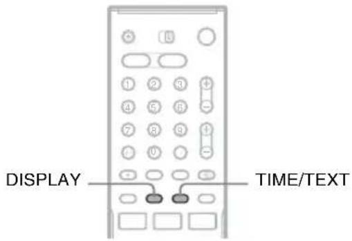 DISPLAY TIME/TEXT