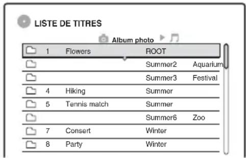 SONY RDRHX710 - Appuyez sur TITLE LIST. - 2