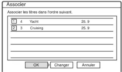 Associer Associer les titres dans l'ordre suivant. 1 4 Yacht 25.9 2 3 Cruising 25.9 OK Changer Annuler