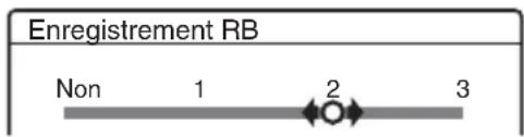 Enregistrement RB Non 1 2 3