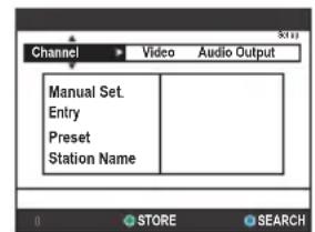 SONY RDRHX717 - Canal - Recherche manuelle - 1