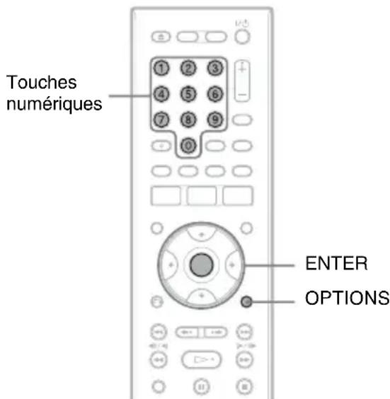 SONY RDRHX720 - Recherche d'un titre/chapitre/plage, etc. - 2