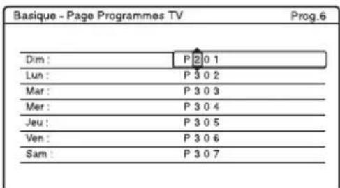 SONY RDRHX720 - Enregistrement auto du nom du programme (Page Programmes TV) - 3