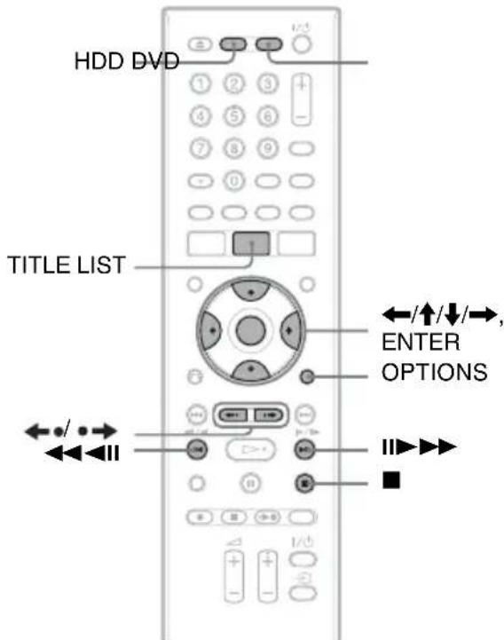 SONY RDRHX720 - Lecture de l'émission enregistrée (Liste de titres) - 2