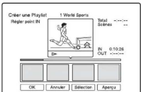 SONY RDRHX720 - Sélectionnez le titre que vous désirez ajouter au titre Playlist, puis appuyez sur ENTER. - 1