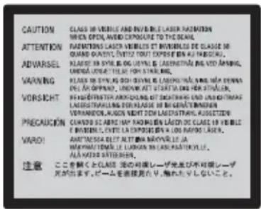 SONY RDRHX720 - ATTENTION - 1