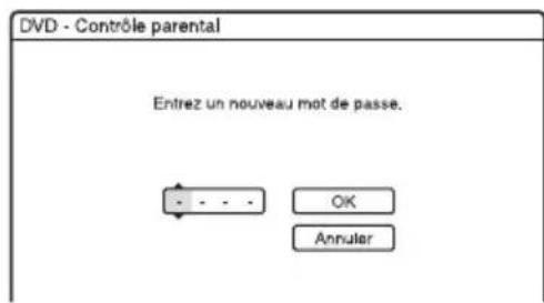 SONY RDRHX720 - Blocage Parental (DVD vidéo seulement) - 1