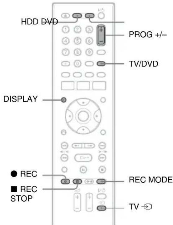 SONY RDRHX720 - Enregistrement d'une émission - 2