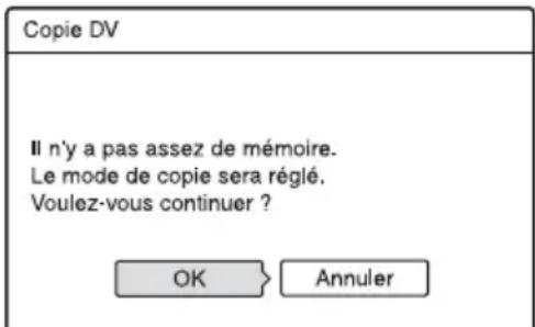 SONY RDRHX720 - Pour régler automatiquement le mode de copie - 1