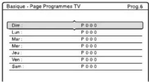 SONY RDRHX720 - Enregistrement auto du nom du programme (Page Programmes TV) - 2