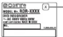 SONY RDRHX720 - Code de zone (DVD vidéo seulement) - 2