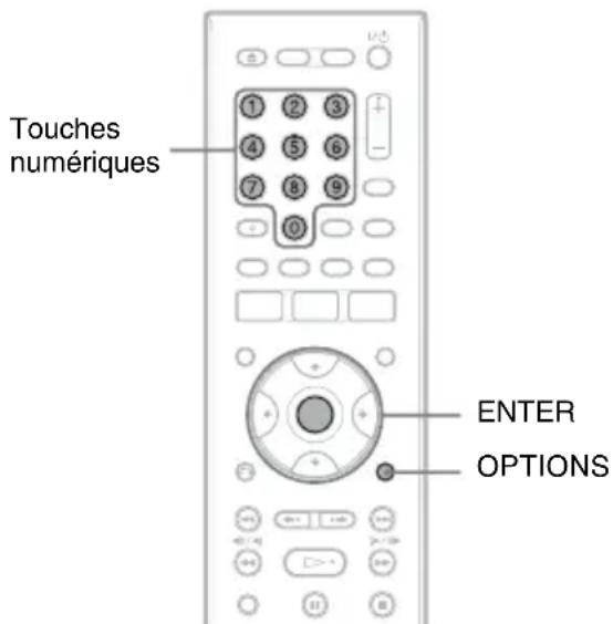 SONY RDRHX722 - Recherche d'un titre/ chapitre/plage, etc. - 2