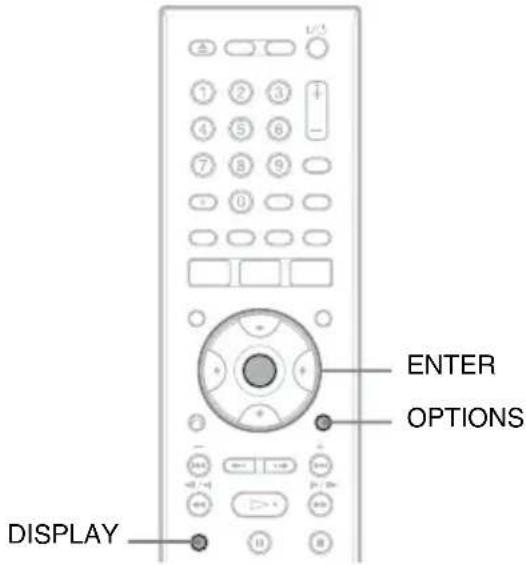 SONY RDRHX725 - Affichage du temps de lecture et des informations de lecture - 2
