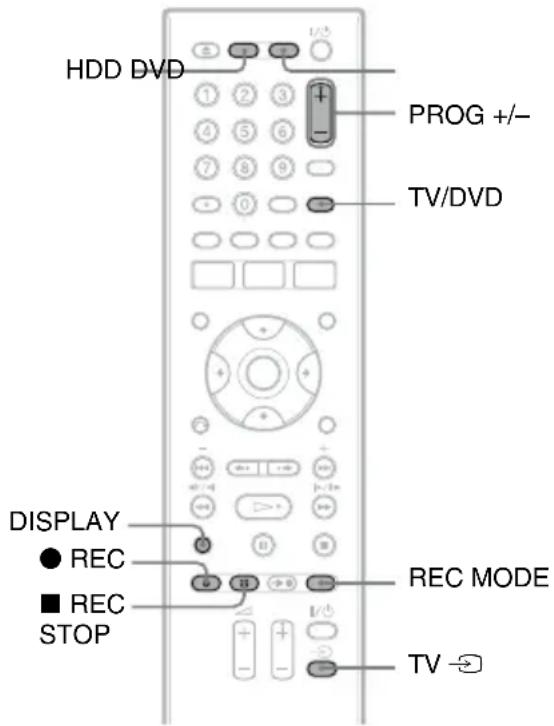 SONY RDRHX725 - Enregistrement d'une émission - 2