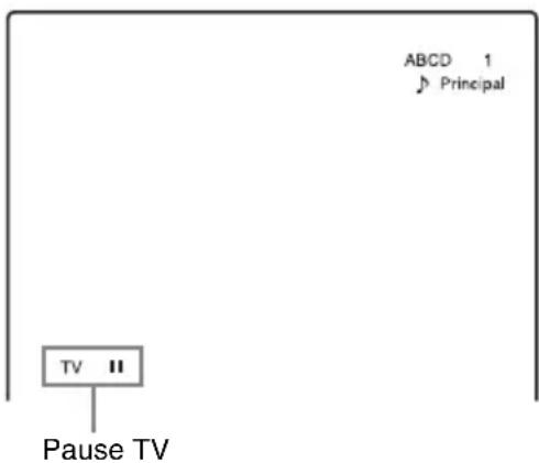 SONY RDRHX725 - Mise en pause d'une émission TV (Pause TV) - 1