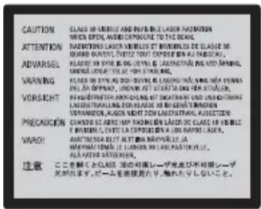 SONY RDRHX725 - ATTENTION - 1