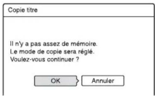 SONY RDRHX725 - Pour régler automatiquement le mode de copie - 1