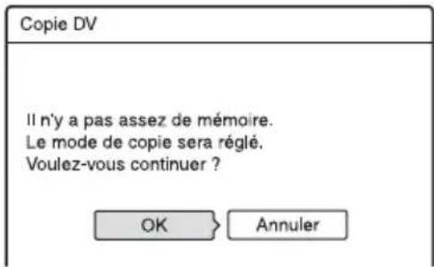 SONY RDRHX725 - Pour régler automatiquement le mode de copie - 1