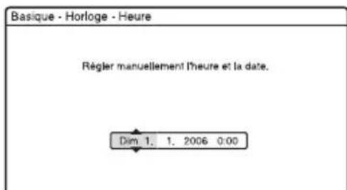 SONY RDRHX727 - Pour régler l'horloge manuellement - 2