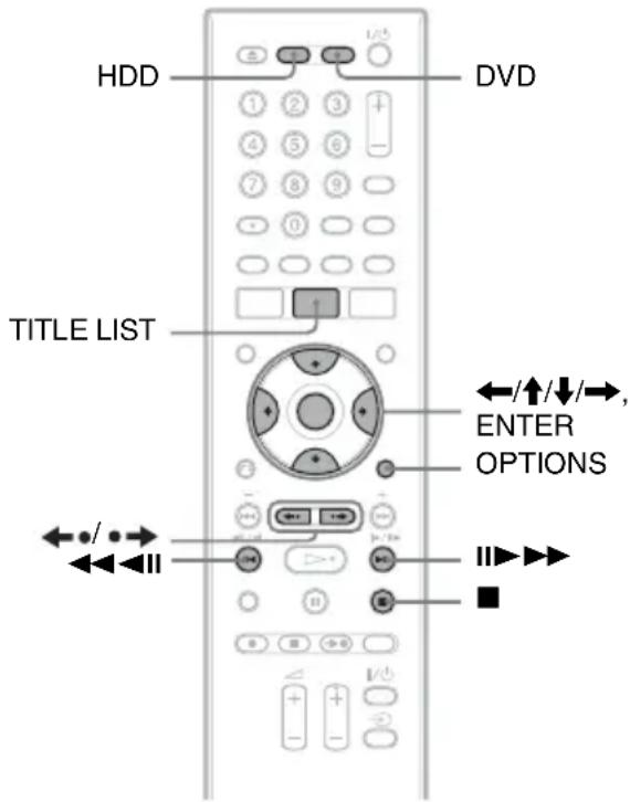 SONY RDRHX727 - Lecture de l'émission enregistrée (Liste des titres) - 2