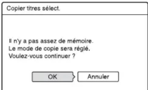 SONY RDRHX727 - Pour régler automatiquement le mode de copie - 1